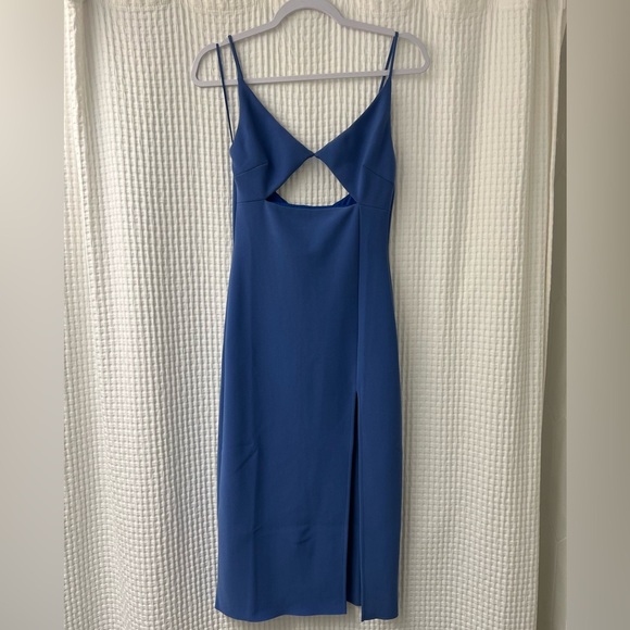 Bec + Bridge Josette Cut Out Midi Dress| $260 | French Blue | Size 6 medium - Picture 5 of 9